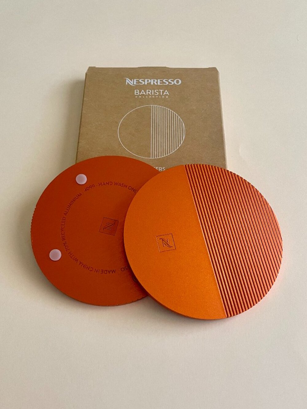 Pack of 2 Nespresso coasters